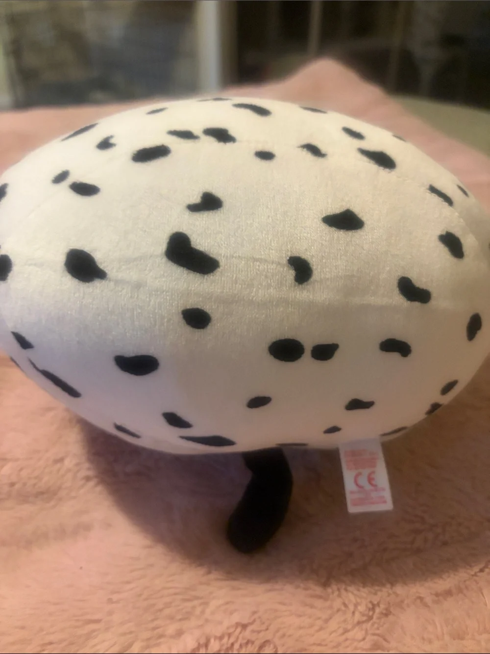 Ty Dalmatian Plush Toy - White, Black & Blue
